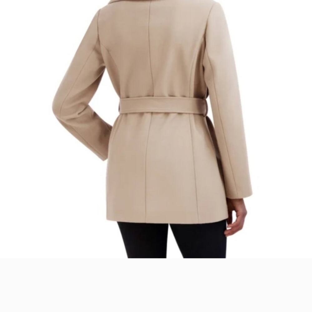 NWT Tahari Luxe Ladies' Faux Wool Wrap Coat,   XXL 2X 3X - Picture 5 of 10